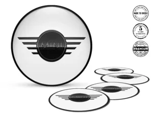Mini Cooper Stickers Dome Edition Resin Emblem Labels